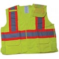 1287BRK-L Breakaway Class 2 Lime Safety Vest